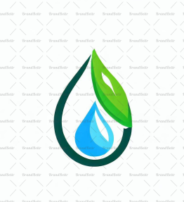 Wassertropfen und Blatt